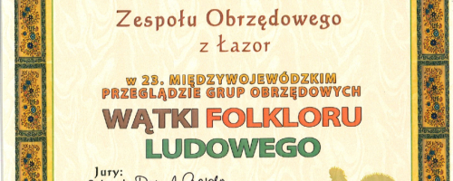 Zespół Obrzędowy z Łazor z Starym Dzikowie